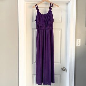 H&M Shiny Purple Midi/Maxi Dress - Women’s S